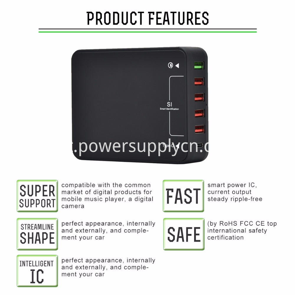 carregador usb tipo c type c usb charger